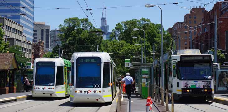 Yarra Times Citadis 3011 & 3030 with B Class 2090